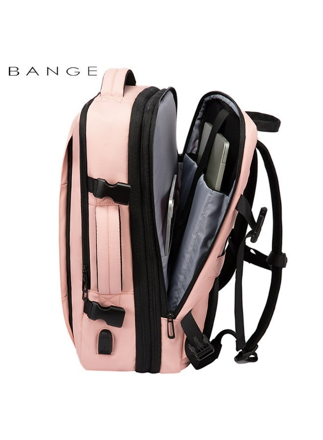 بانجي حقيبة ظهر Bange 1908 للكمبيوتر المحمول مقاس 15.6 أو 16 بوصة، قابلة للتوسيع، بسعة 35 لتر للسفر - Image 4